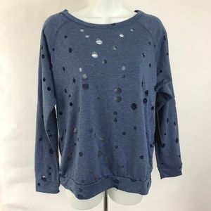 Prince Peter Collection Blue Distressed Shirt NWT